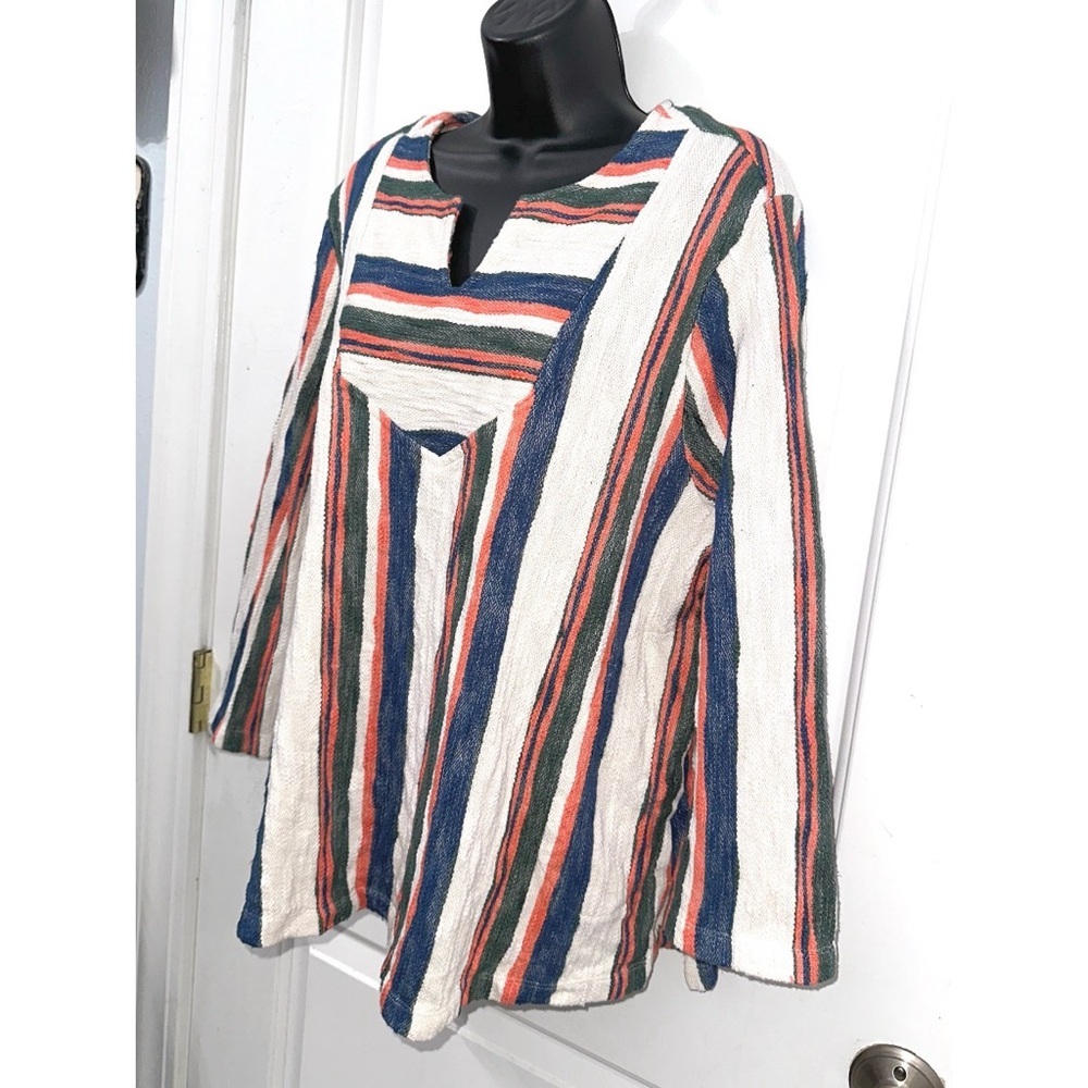 LOGO by Lori Goldstein Beach to Street Striped Pullover - Picture 3 of 6